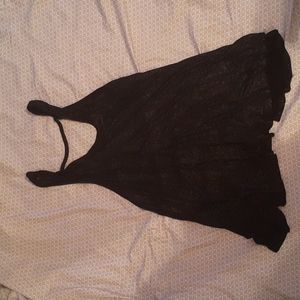 Black Glittery Juicy Couture Tank Top